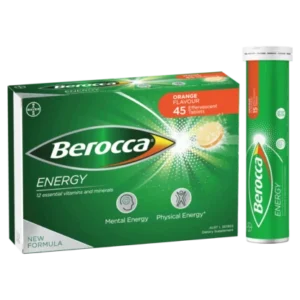 Berocca Energy 45 Effervescent Tablets – Orange Flavour