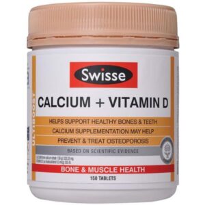 SWISSE Calcium + Vitamin D 150 Tabs