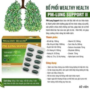 Wealthy Health-PM Lung Support 60 Tablets