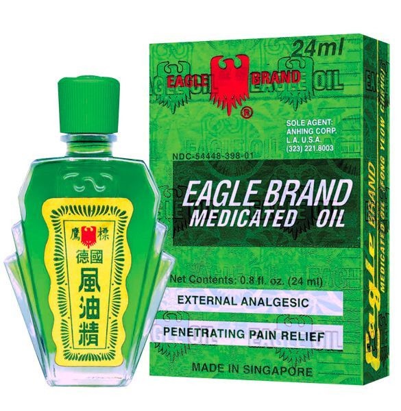 Eagle Brand Medicated Oil 24ml (12 x 24ml bottles)