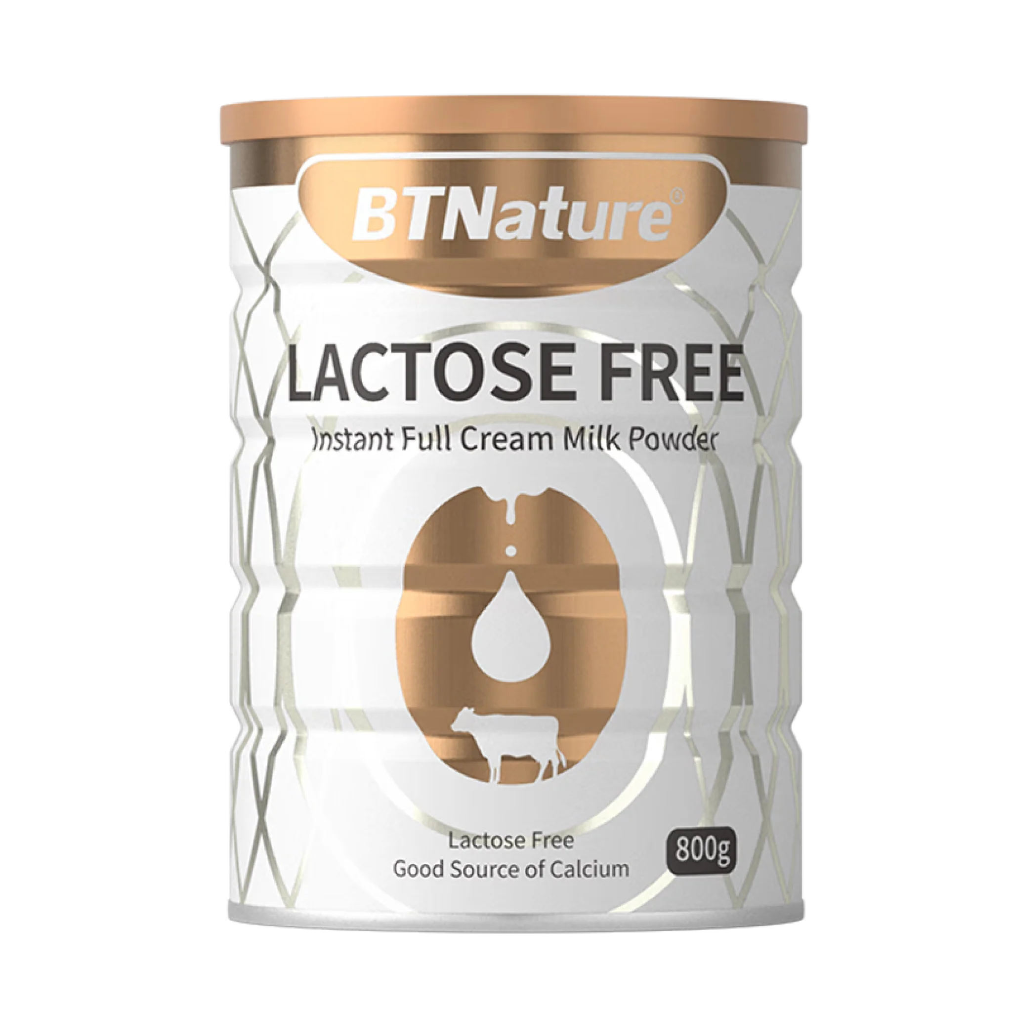 BTNature Lactose Free Instant Full Cream Milk Powder 800g