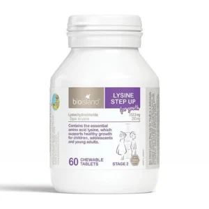 Bio Island Lysine Step Up for Youth 60 Chewable tablets