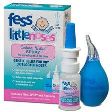 Fess Little Noses Saline Spray and Aspirator - 15mL