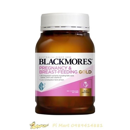Blackmores Pregnancy and Breastfeeding Gold 180 Capsules - Image 2