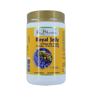 Fine Nutrition-Royal Jelly 1650mg 6% 10-HDA 365 Capsules