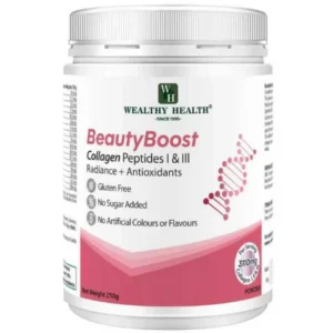 Wealthy Health Beauty Boost Collagen Peptides I & III Powder 250g