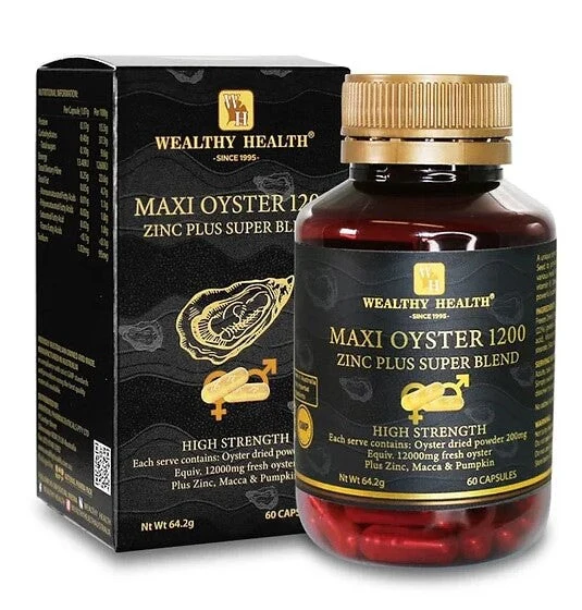 Wealthy Health Maxi Oyster 1200mg 60cap