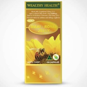 Wealthy Health Maxi Royal Jelly 120 hard caps