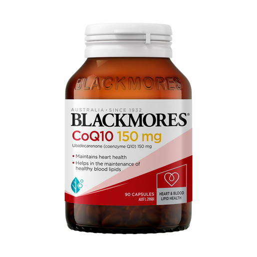 Blackmores CoQ10 150mg Heart & Blood Lipid Health Capsules 90 pack