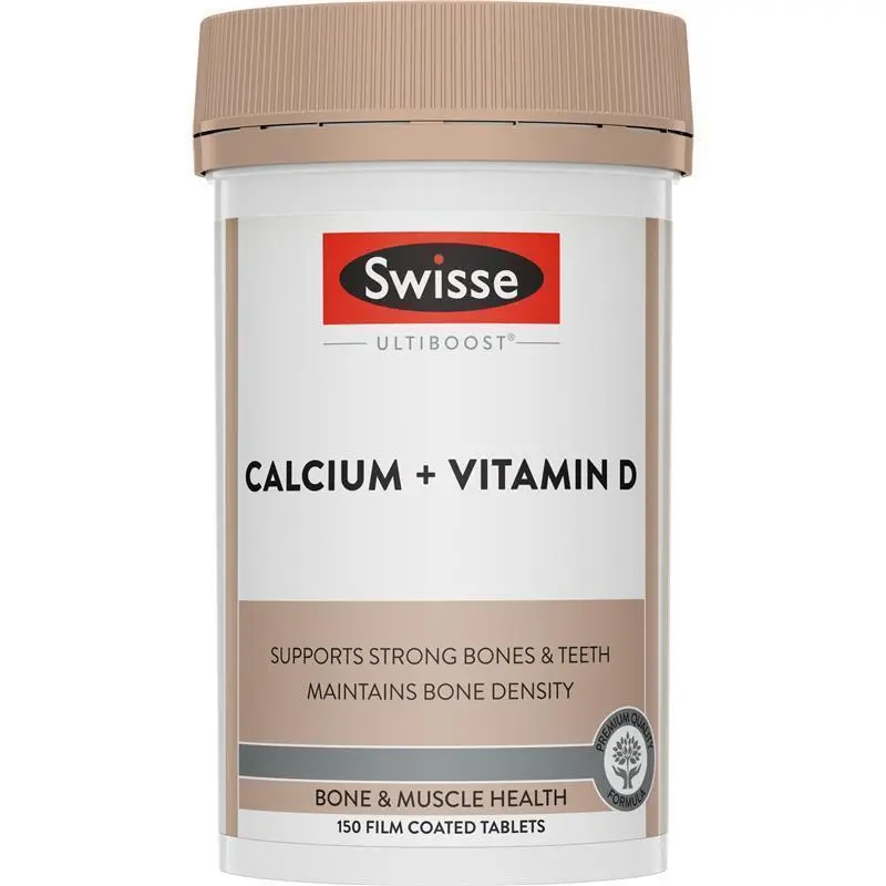 Swisse Ultiboost Calcium + Vitamin D 150 Tablets