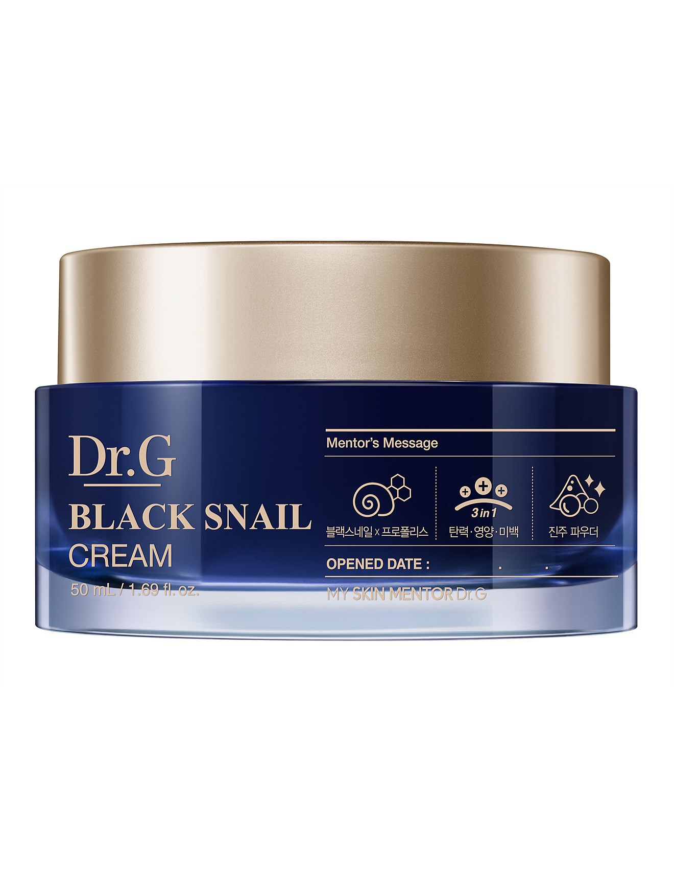 Dr.G Black Snail Cream Duo Set (50ml+50ml+15ml Gift) - Image 4