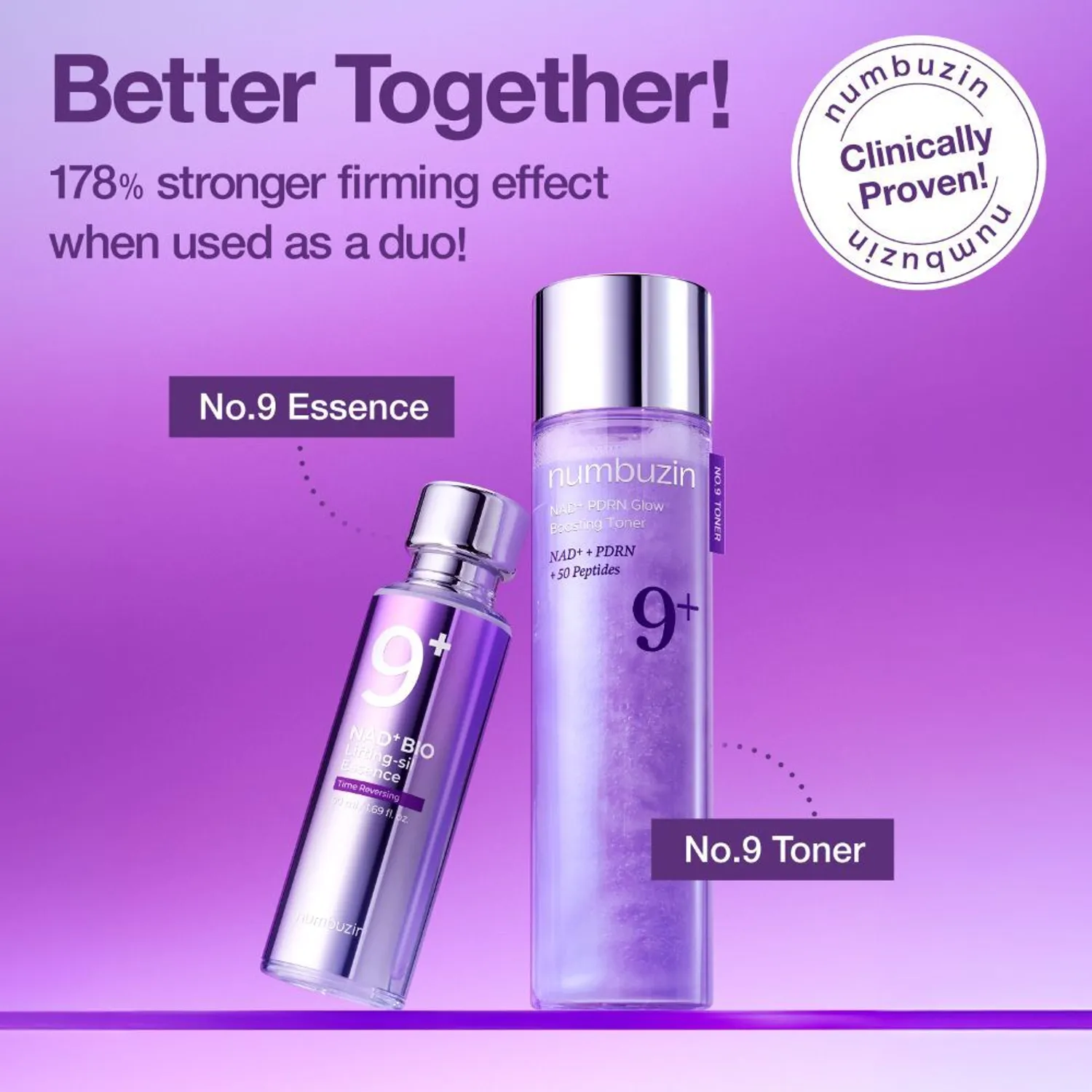 numbuzin No.9 NAD PDRN Glow Boosting Toner 150ml - Image 3