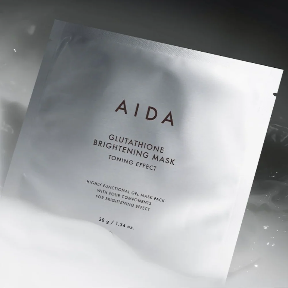 AIDA Glutathione Brightening Mask-Toning Effect Sheet 38g * 4ea - Image 3