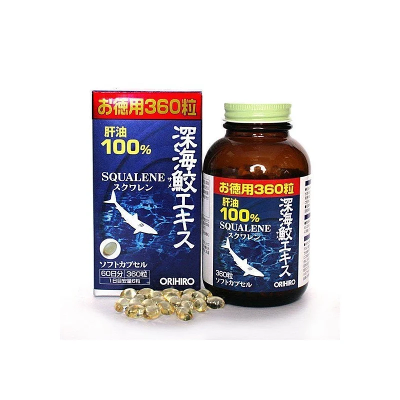 Orihiro Orihiro Deep Sea Shark Extract Squalene Supplement 360 Capsules - Image 2