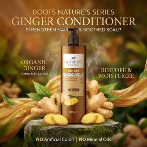 Boots Nature's Series Ginger Shampoo 480Ml