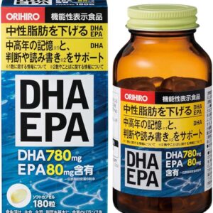 Orihiro DHA, EPA, 180 Tablets [Food with Functional Claims]
