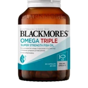 Blackmores Omega Triple High Strength Fish Oil Capsules 60 pack